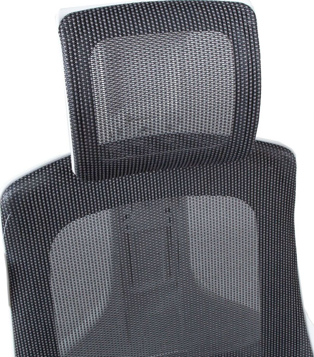 Office Chair St Davids | size: Width: 70cm, Height: 129cm, Depth: 70cm | color: White/Grey | image: 7 | variant: 1001271
