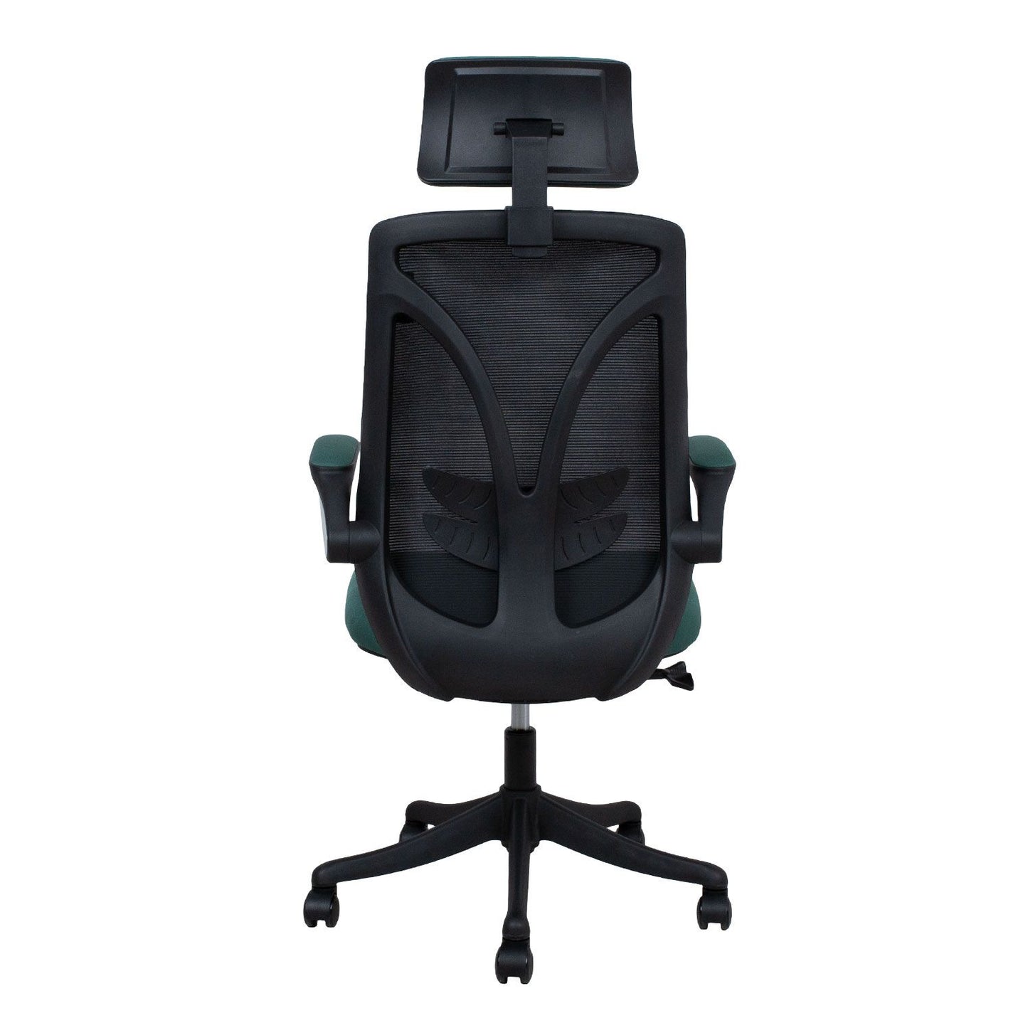 Office Chair Tandy | size: Width: 64cm, Height: 126cm, Depth: 62.5cm | color: Black/Green | image: 3 | variant: 1005331