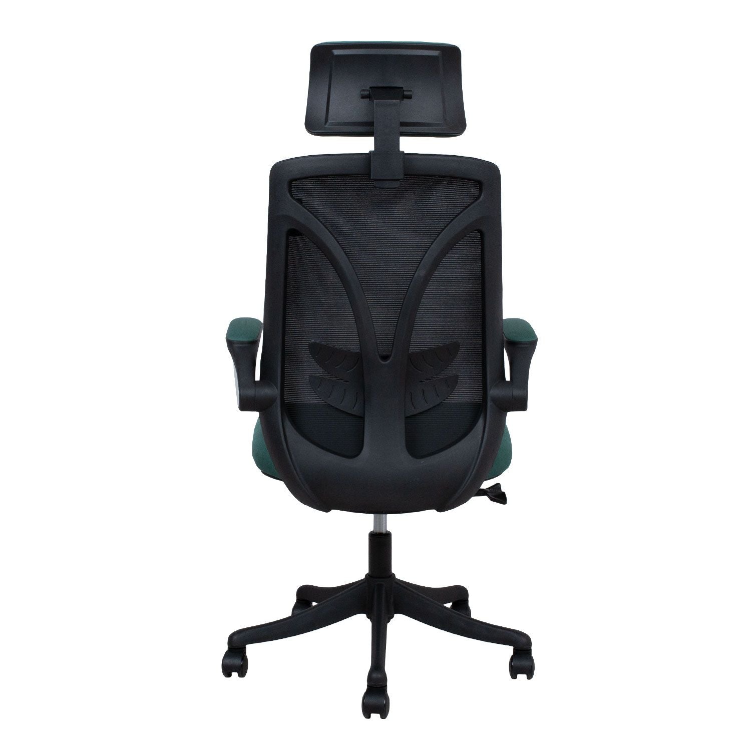 Office Chair Tandy | size: Width: 64cm, Height: 126cm, Depth: 62.5cm | color: Black/Green | image: 3 | variant: 1005331