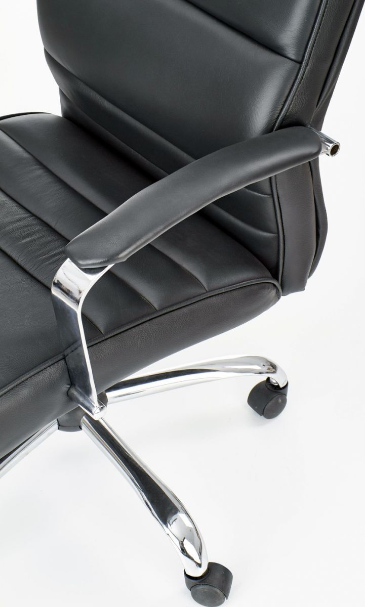 Office Chair Teksas | size: Width: 63cm, Height: 122cm, Depth: 51cm | color: Black | image: 4 | variant: 1011583