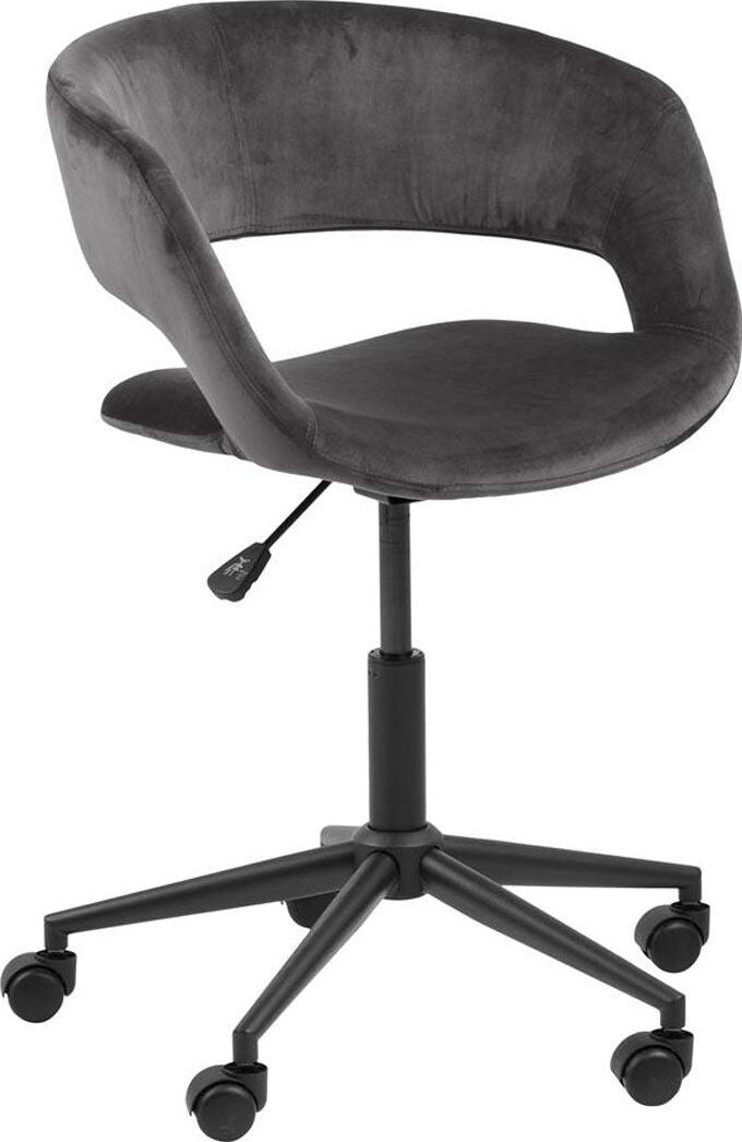 Office Chair Tenby | size: Width: 56cm, Height: 87cm, Depth: 54cm | color: Gray | image: 1 | variant: 1001178