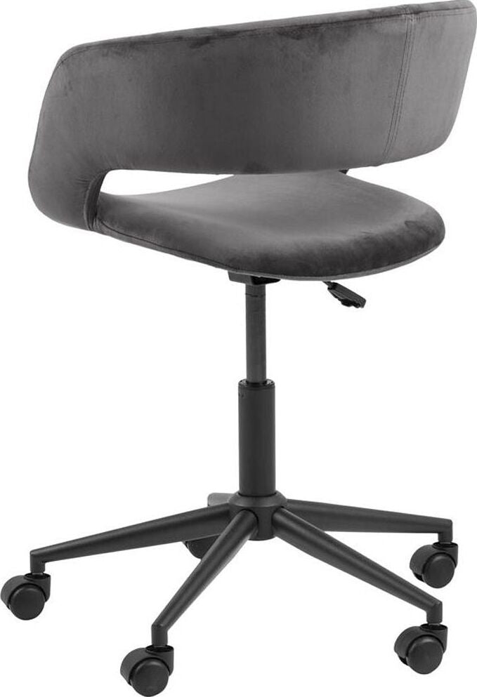 Office Chair Tenby | size: Width: 56cm, Height: 87cm, Depth: 54cm | color: Gray | image: 2 | variant: 1001178