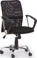 Office Chair Tony | size: Width: 56cm, Height: 102cm, Depth: 58cm | color: Black | image: 1 | variant: 1005182