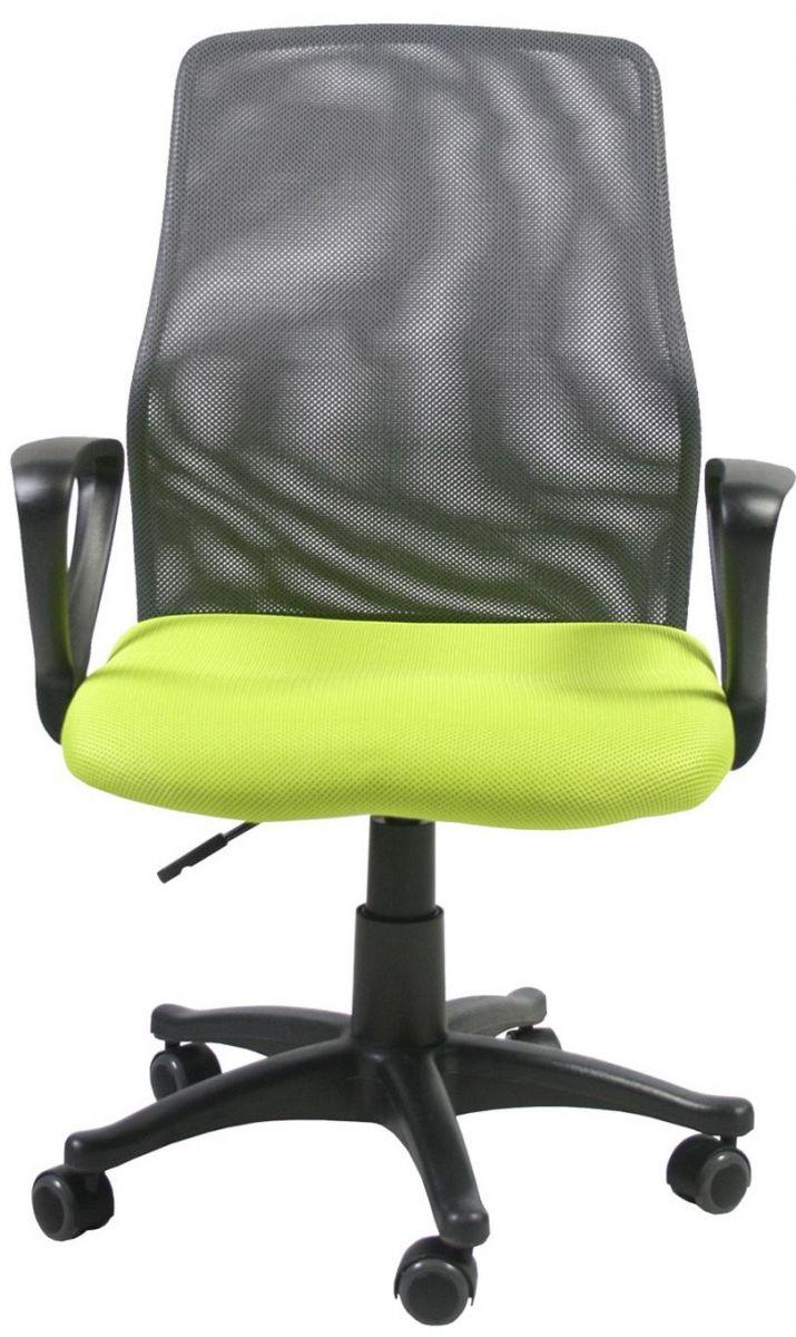 Office Chair Treviso | size: Width: 58cm, Height: 90-102cm, Depth: 59cm | color: Black/Green | image: 1 | variant: 1005334