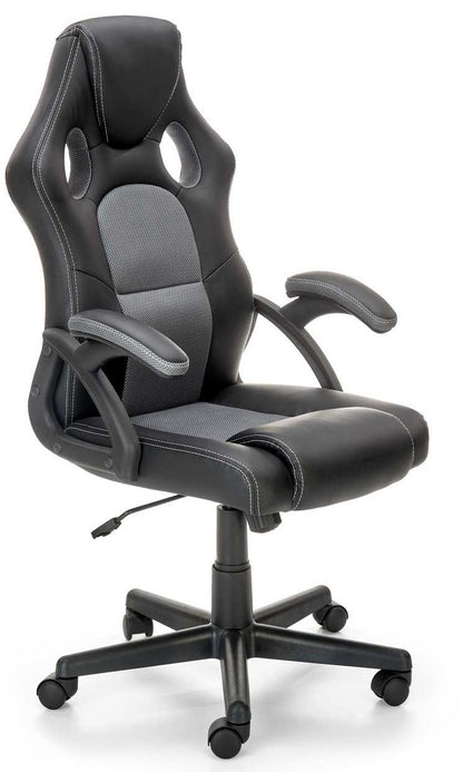 Office Chair Treviso | size: Width: 62cm, Height: 117cm, Depth: 63cm | color: Black/Grey | image: 0 | variant: 1002862
