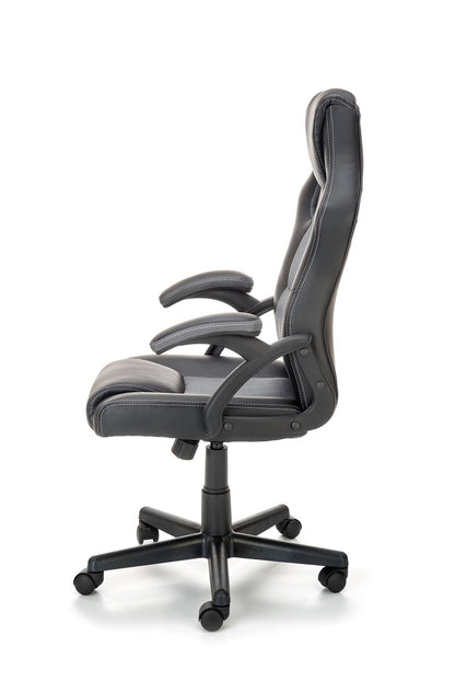 Office Chair Treviso | size: Width: 62cm, Height: 117cm, Depth: 63cm | color: Black/Grey | image: 2 | variant: 1002862