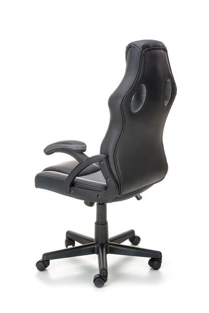 Office Chair Treviso | size: Width: 62cm, Height: 117cm, Depth: 63cm | color: Black/Grey | image: 3 | variant: 1002862