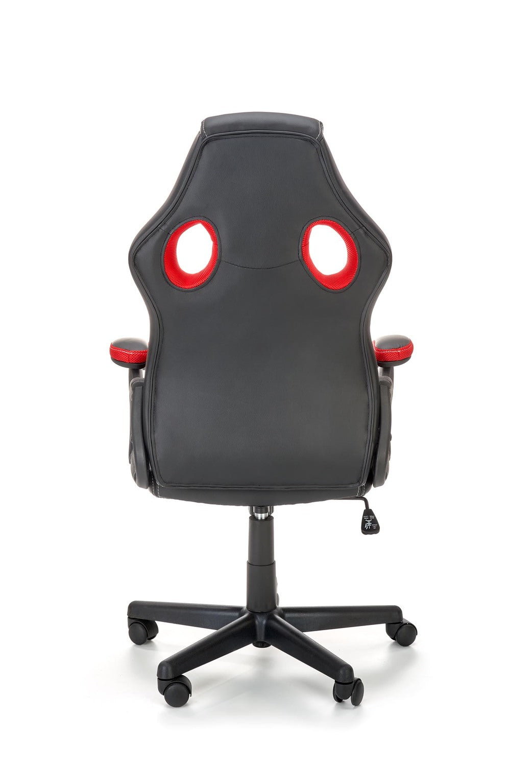 Office Chair Treviso | size: Width: 62cm, Height: 117cm, Depth: 63cm | color: Black/Red | image: 2 | variant: 1002861