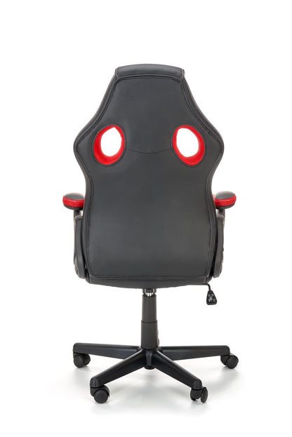 Office Chair Treviso | size: Width: 62cm, Height: 117cm, Depth: 63cm | color: Black/Red | image: 2 | variant: 1002861