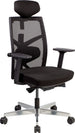 Office Chair Tune | size: Width: 70cm, Height: 111-128cm, Depth: 49cm | color: Black | image: 1 | variant: 1005340