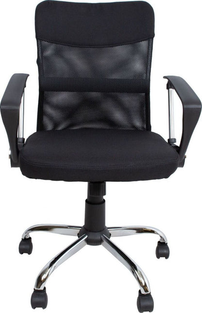 Office Chair Tywyn | size: Width: 57cm, Height: 103cm, Depth: 57cm | color: Black | image: 2 | variant: 1001148
