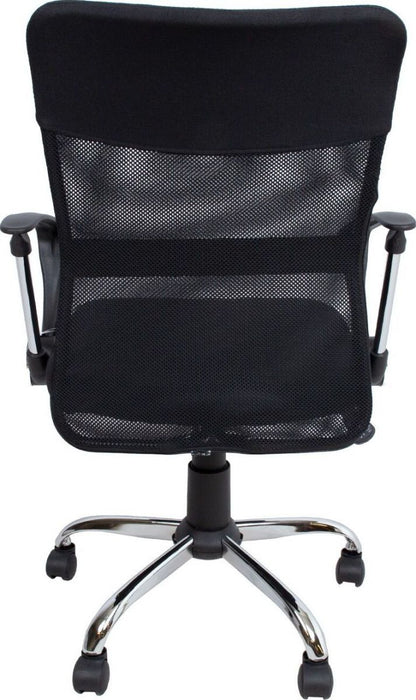 Office Chair Tywyn | size: Width: 57cm, Height: 103cm, Depth: 57cm | color: Black | image: 4 | variant: 1001148