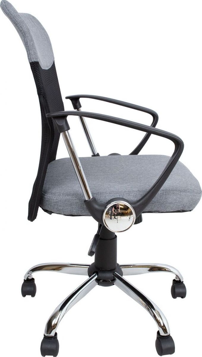 Office Chair Tywyn | size: Width: 57cm, Height: 103cm, Depth: 57cm | color: Gray | image: 3 | variant: 1001147