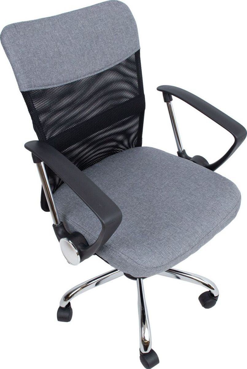 Office Chair Tywyn | size: Width: 57cm, Height: 103cm, Depth: 57cm | color: Gray | image: 5 | variant: 1001147