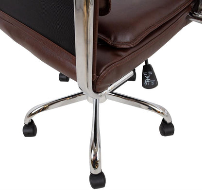 Office Chair Ultra 2 | size: Width: 54.5cm, Height: 104cm, Depth: 63cm | color: Brown | image: 7 | variant: 1005375