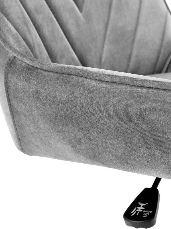Office Chair Venaria | size: Width: 51cm, Height: 91cm, Depth: 54cm | color: Gray | image: 6 | variant: 1002941