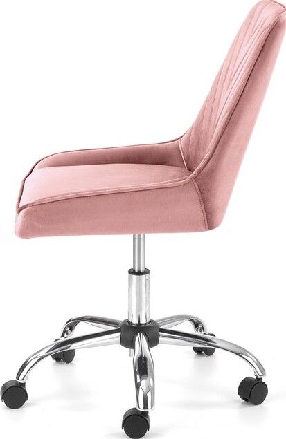 Office Chair Venaria | size: Width: 51cm, Height: 91cm, Depth: 54cm | color: Pink | image: 4 | variant: 1002942