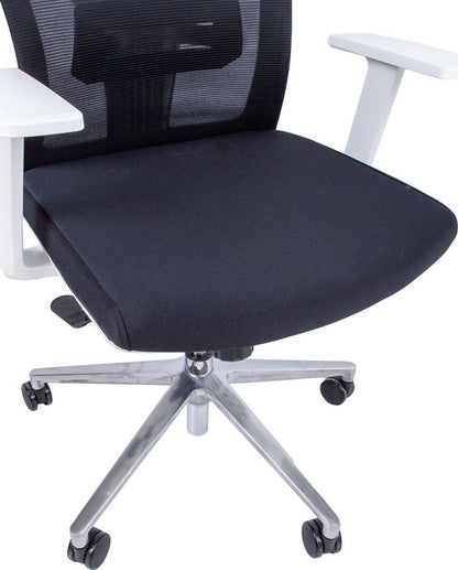 Office Chair Venon | size: Width: 58cm, Height: 100.5cm, Depth: 58cm | color: White | image: 6 | variant: 1005360
