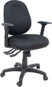 Office Chair Welshpool | size: Width: 64cm, Height: 95.5-115cm, Depth: 64cm | color: Black | image: 1 | variant: 1001231