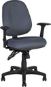 Office Chair Welshpool | size: Width: 64cm, Height: 95.5-115cm, Depth: 64cm | color: Blue | image: 1 | variant: 1001230