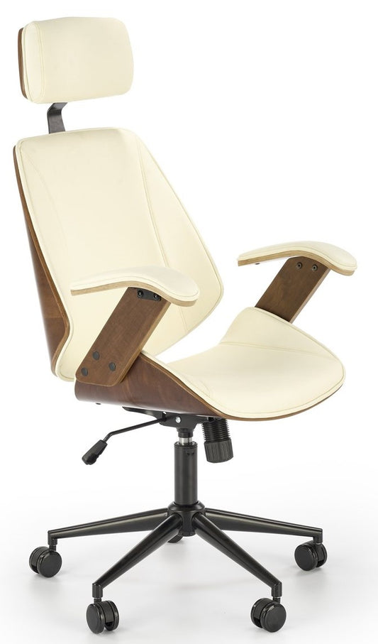 Office Chair West Blackwood | size: Width: 62cm, Height: 119cm, Depth: 70cm | color: Brown/Beige | image: 1 | variant: 1007434