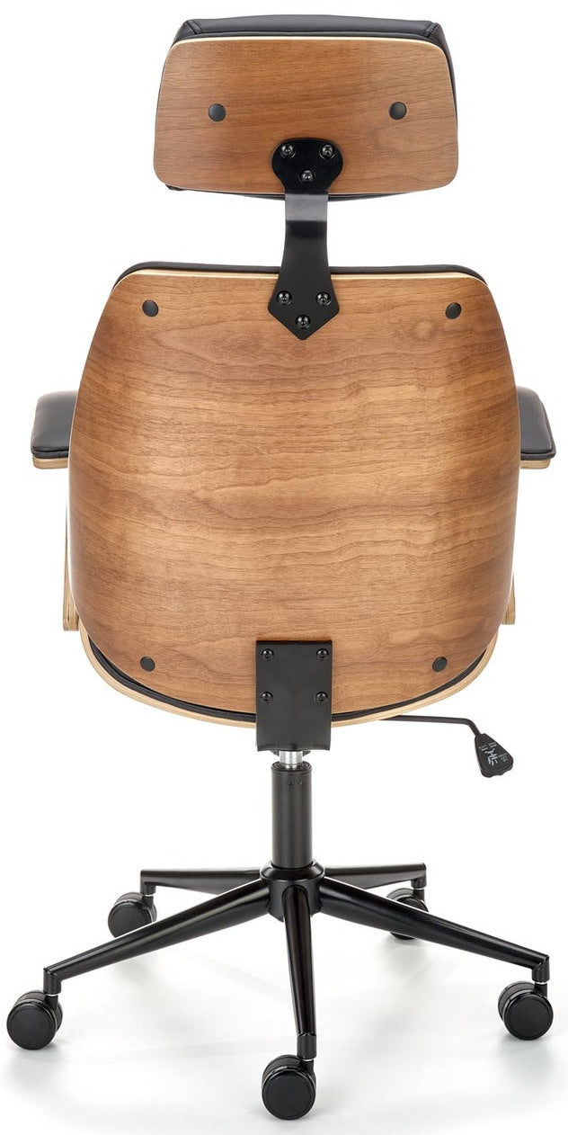 Office Chair West Blackwood | size: Width: 62cm, Height: 129cm, Depth: 70cm | color: Brown/Black | image: 2 | variant: 1007483
