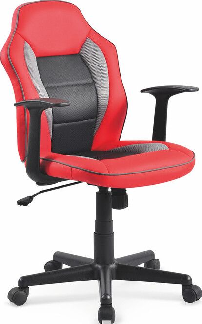 Office Chair West Brackley | size: Width: 59cm, Height: 100cm, Depth: 60cm | color: Red | image: 1 | variant: 1007195