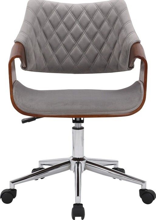 Office Chair West Buckingham | size: Width: 58cm, Height: 90cm, Depth: 64cm | color: Gray | image: 2 | variant: 1007194