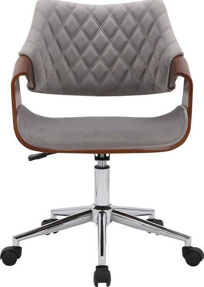 Office Chair West Buckingham | size: Width: 58cm, Height: 90cm, Depth: 64cm | color: Gray | image: 2 | variant: 1007194