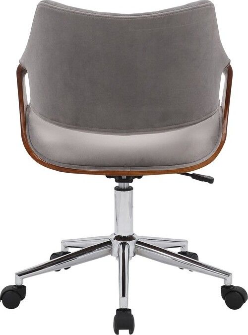 Office Chair West Buckingham | size: Width: 58cm, Height: 90cm, Depth: 64cm | color: Gray | image: 5 | variant: 1007194