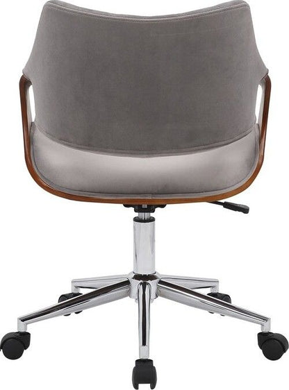 Office Chair West Buckingham | size: Width: 58cm, Height: 90cm, Depth: 64cm | color: Gray | image: 5 | variant: 1007194