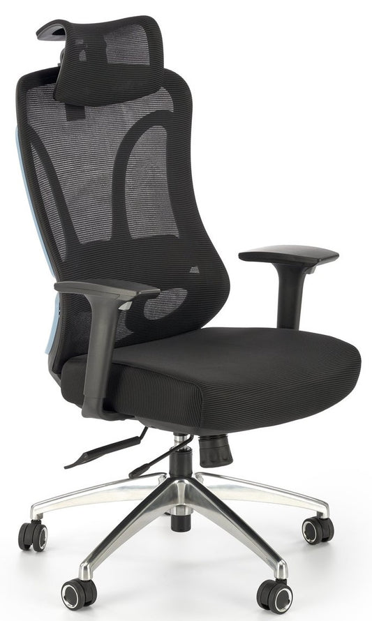 Office Chair West Ferndale | size: Width: 64cm, Height: 121cm, Depth: 70cm | color: Black | image: 1 | variant: 1007429