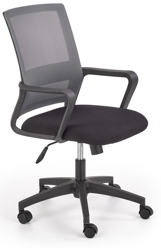 Office Chair West Jekabpils | size: Width: 57cm, Height: 100cm, Depth: 56cm | color: Black/Grey | image: 0 | variant: 1007569