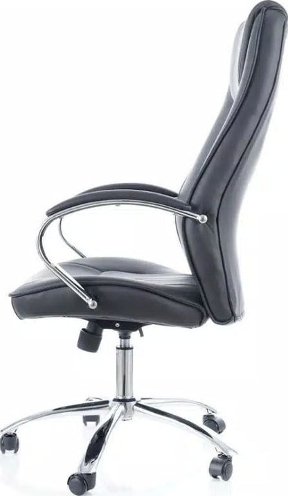 Office Chair West Lille | size: Width: 61cm, Height: 117-127cm, Depth: 53cm | color: Black | image: 3 | variant: 1007720