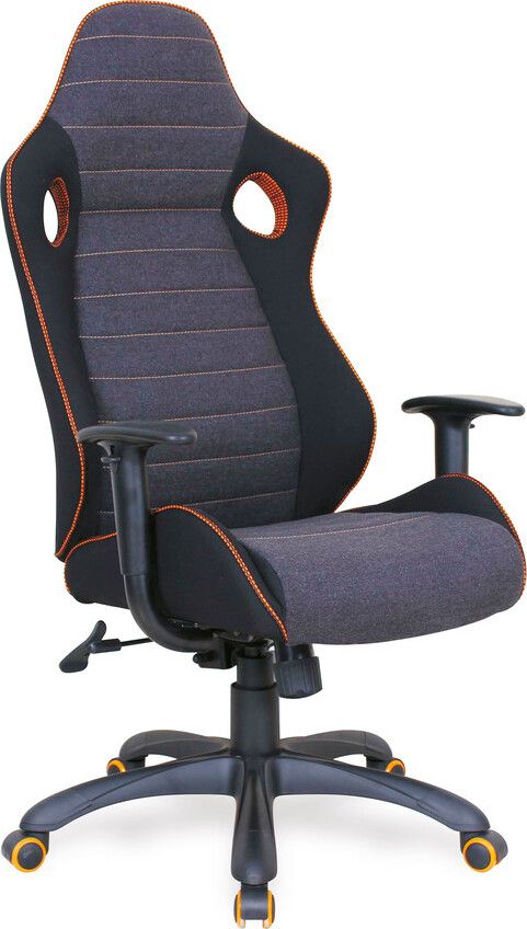 Office Chair West Lincoln | size: Width: 64cm, Height: 130cm, Depth: 65cm | color: Black | image: 1 | variant: 1007077