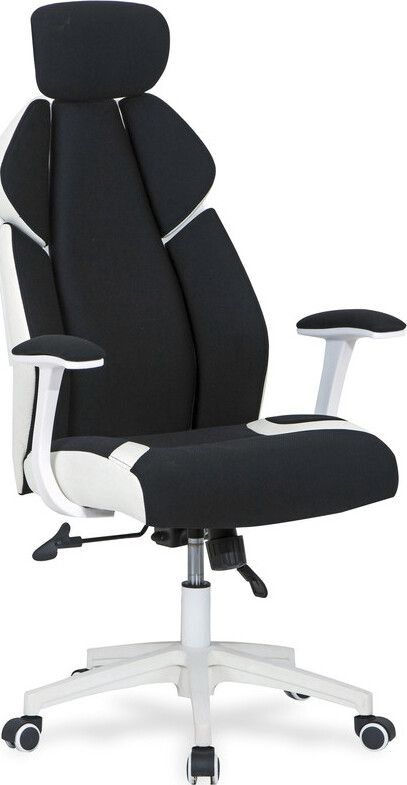 Office Chair West Ludlow | size: Width: 65cm, Height: 128cm, Depth: 70cm | color: Black | image: 1 | variant: 1007071