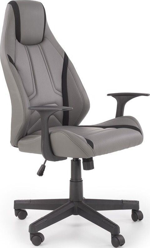 Office Chair West Melrose | size: Width: 70cm, Height: 117cm, Depth: 63cm | color: Gray | image: 1 | variant: 1007110