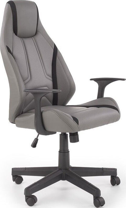 Office Chair West Melrose | size: Width: 70cm, Height: 117cm, Depth: 63cm | color: Gray | image: 1 | variant: 1007110