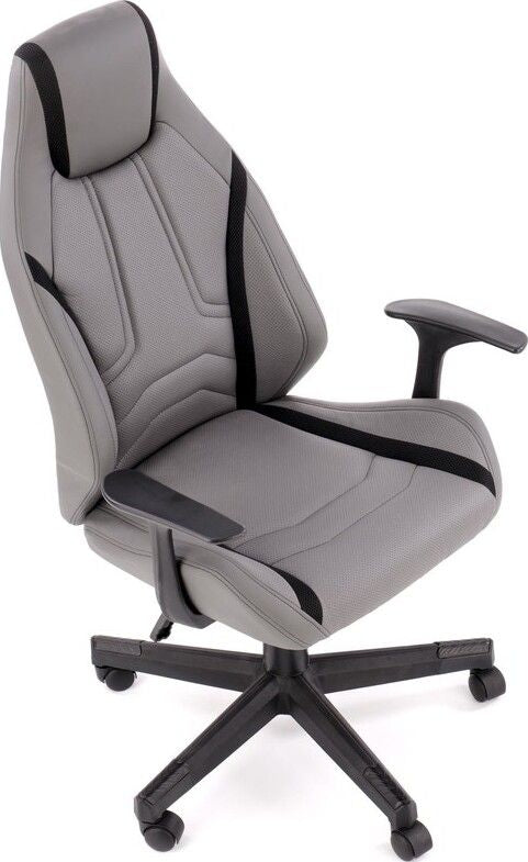 Office Chair West Melrose | size: Width: 70cm, Height: 117cm, Depth: 63cm | color: Gray | image: 3 | variant: 1007110
