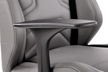 Office Chair West Melrose | size: Width: 70cm, Height: 117cm, Depth: 63cm | color: Gray | image: 5 | variant: 1007110