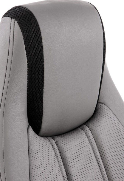 Office Chair West Melrose | size: Width: 70cm, Height: 117cm, Depth: 63cm | color: Gray | image: 7 | variant: 1007110