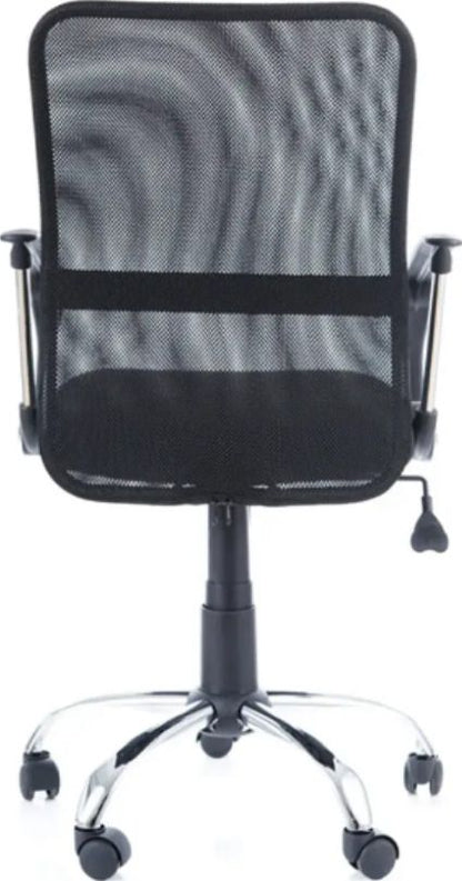 Office Chair West Nimes | size: Width: 58cm, Height: 92-102cm, Depth: 46cm | color: Black | image: 3 | variant: 1007730