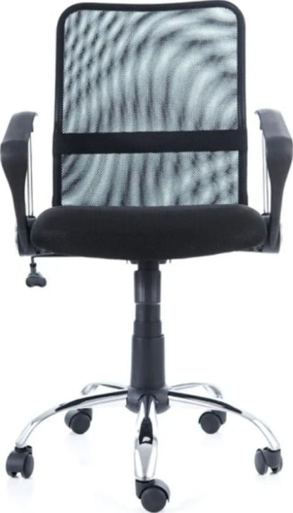 Office Chair West Nimes | size: Width: 58cm, Height: 92-102cm, Depth: 46cm | color: Black | image: 4 | variant: 1007730