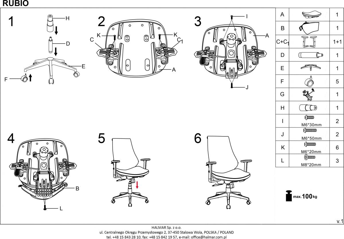 Office Chair West Norton | size: Width: 66cm, Height: 109cm, Depth: 69cm | color: Gray | image: 9 | variant: 1007197