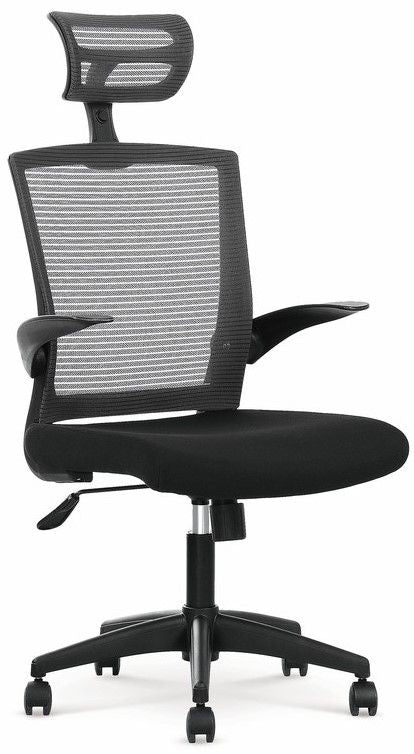 Office Chair West Peebles | size: Width: 64cm, Height: 125cm, Depth: 62cm | color: Black | image: 1 | variant: 1007109