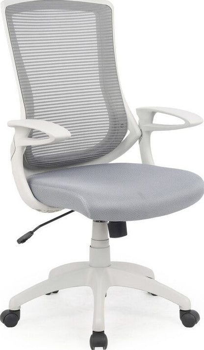 Office Chair West Portree | size: Width: 66cm, Height: 114cm, Depth: 63cm | color: Gray | image: 1 | variant: 1007102