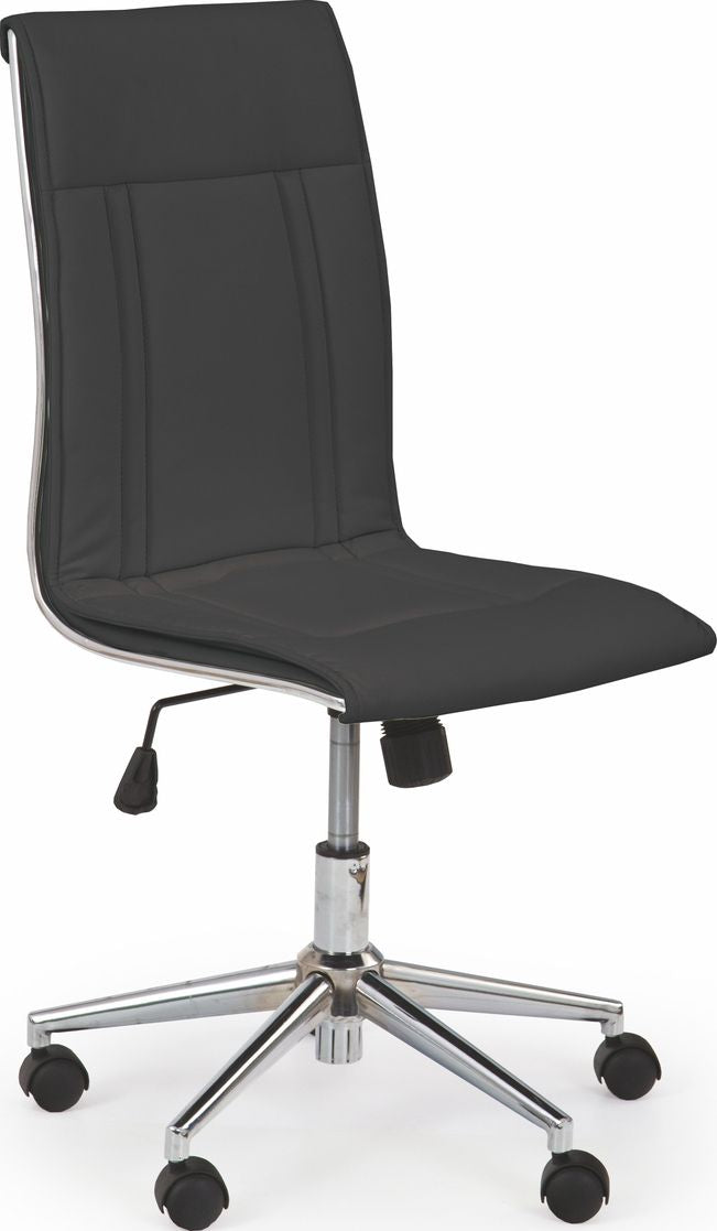 Office Chair West Tunbridge | size: Width: 44cm, Height: 107cm, Depth: 46cm | color: Black | image: 1 | variant: 1007246