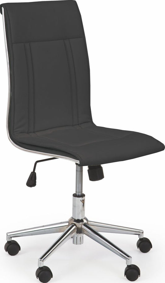 Office Chair West Tunbridge | size: Width: 44cm, Height: 107cm, Depth: 46cm | color: Black | image: 1 | variant: 1007246