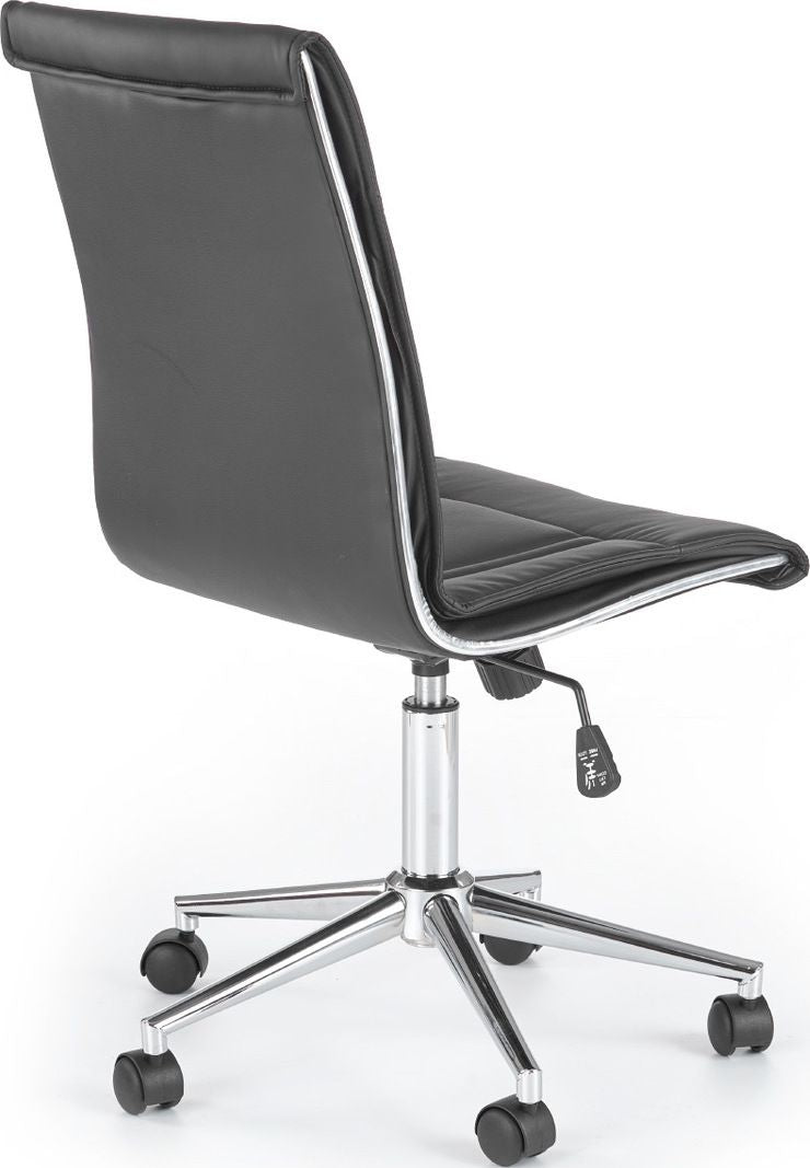 Office Chair West Tunbridge | size: Width: 44cm, Height: 107cm, Depth: 46cm | color: Black | image: 2 | variant: 1007246