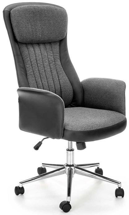 Office Chair West Vasteras | size: Width: 65cm, Height: 118cm, Depth: 75cm | color: Black/Grey | image: 1 | variant: 1007482
